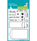 Lawn Fawn THANK YOU TAGS stamp set